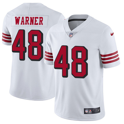 fred warner white jersey