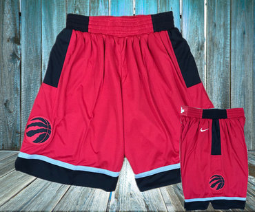 Red raptors shorts Clearance