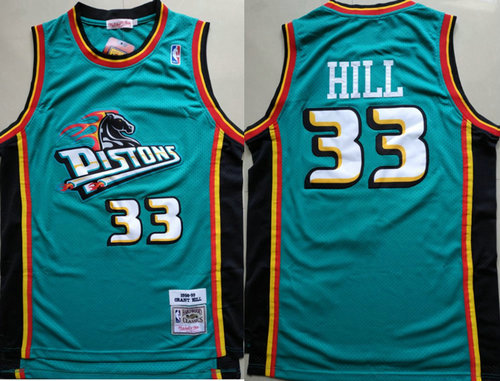 grant hill pistons jersey for sale
