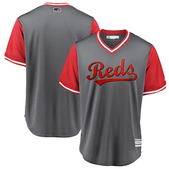 cincinnati reds grey jersey