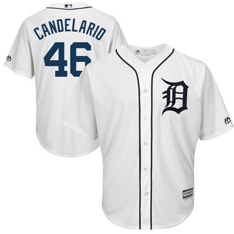 Men's Detroit Tigers Miguel Cabrera Majestic White Hispanic