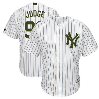 Aaron Judge White New York Yankees Majestic Mens jersey