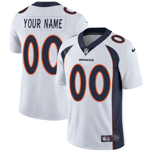 Men's Nike Denver Broncos White Customized Vapor Untouchable Player