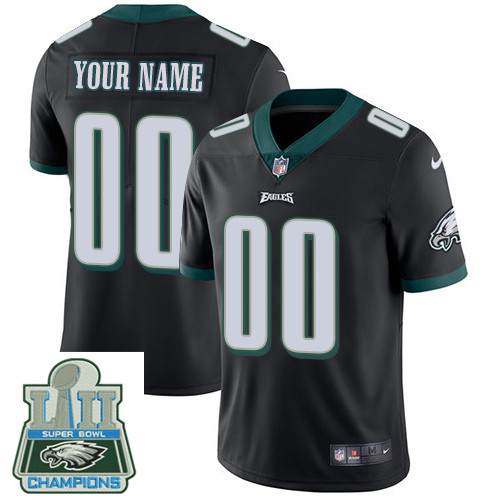 Youth Nike Philadelphia Eagles Home Midnight Green Customized Vapor