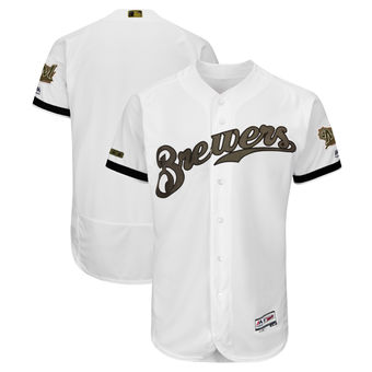 بيتي كروكر Custom Men's Milwaukee Brewers Majestic Navy 2017 Players Weekend ... بيتي كروكر