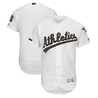 Men's Nike White Oakland Athletics Home Authentic Team Jersey