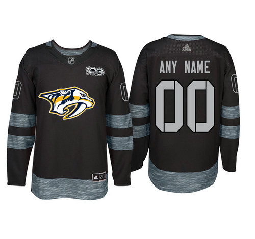 black nashville predators jersey