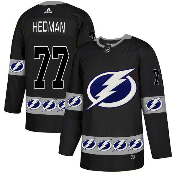 Men's Tampa Bay Lightning 24 Ryan Callahan Black Team Logos Fashion