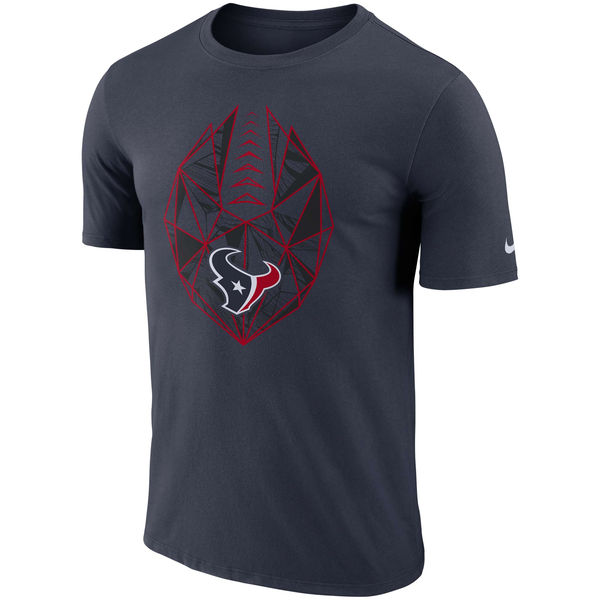 Men's Houston Texans Nike Navy Legend Icon Performance TShirt on sale
