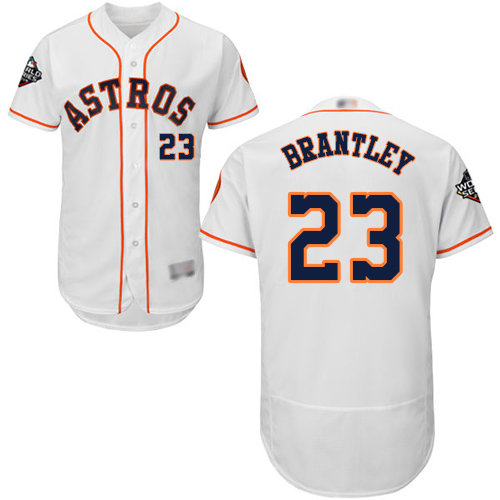 Astros 23 Michael Brantley White Flexbase Authentic Collection 2019