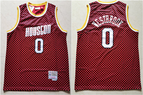 russell westbrook rockets throwback jersey