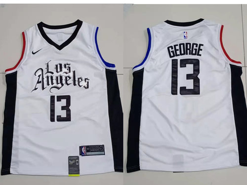 Paul George LA Clippers Nike Hardwood Classics Swingman Jersey - Classic  Edition - White