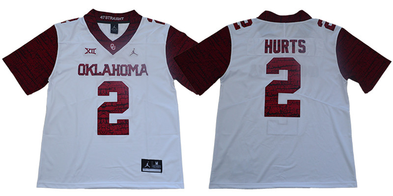 jalen hurts oklahoma jersey for sale