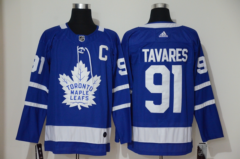 Men's Toronto Maple Leafs 34 Auston Matthews Royal Blue With A Patch