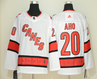 Sebastian Aho Carolina Hurricanes adidas 2020/21 Reverse Retro