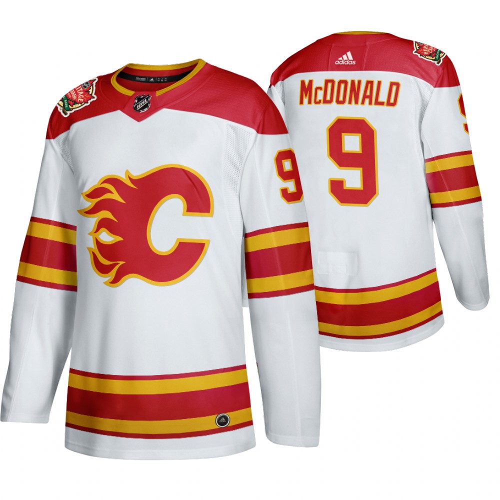 Elias Lindholm #28 Calgary Flames 2020-21 (Reverse Retro) – Red