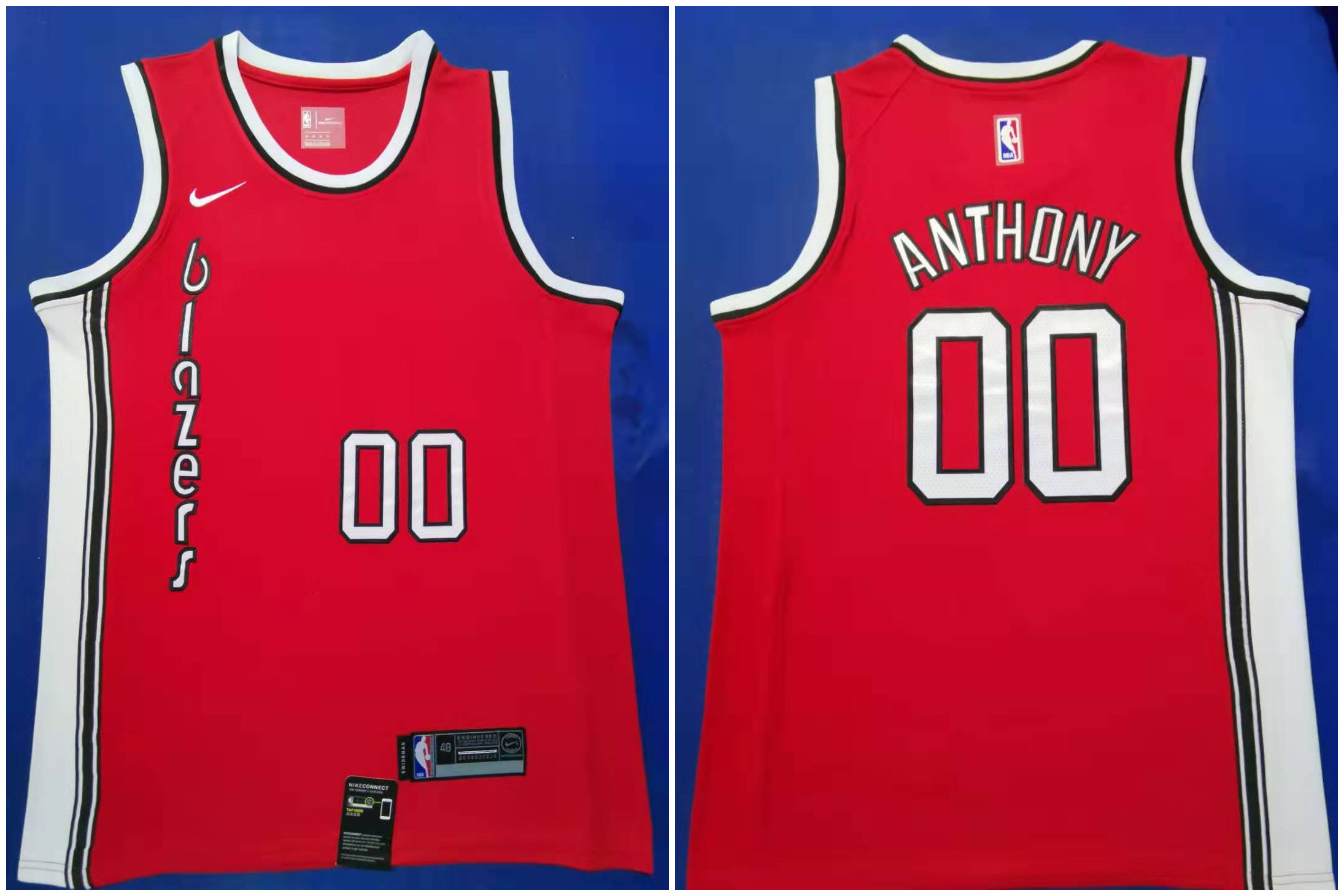 Blazers 00 Carmelo Anthony White 201920 Nike Swingman Jersey on sale,for Cheap,wholesale from
