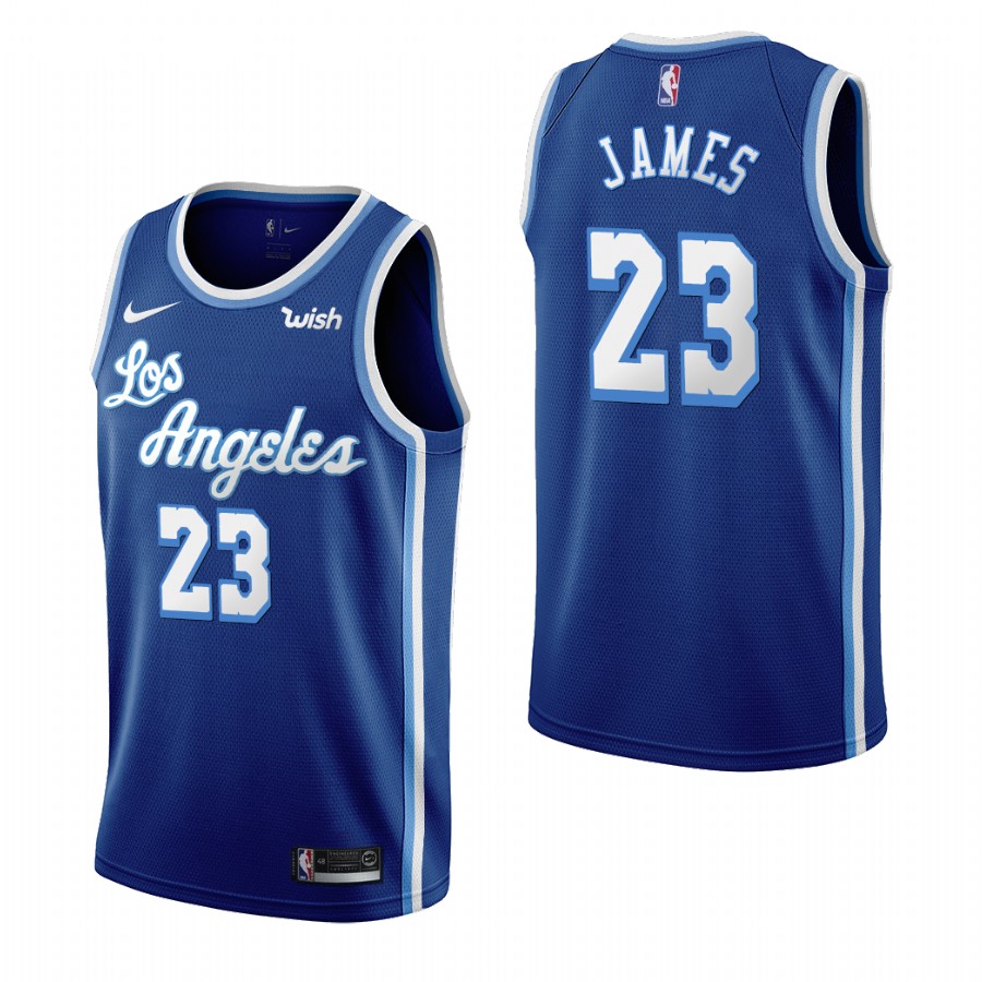 lebron lakers jersey blue
