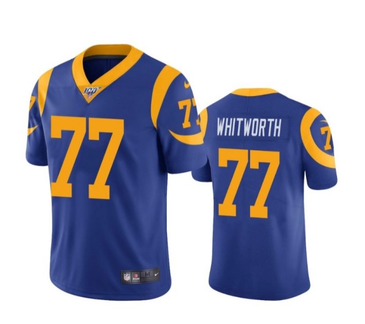 rams royal blue jersey