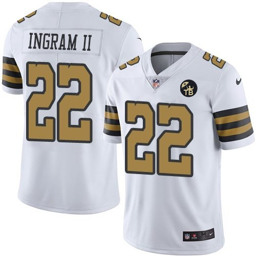 saints jersey with tom benson patch