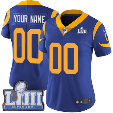 la rams custom jersey