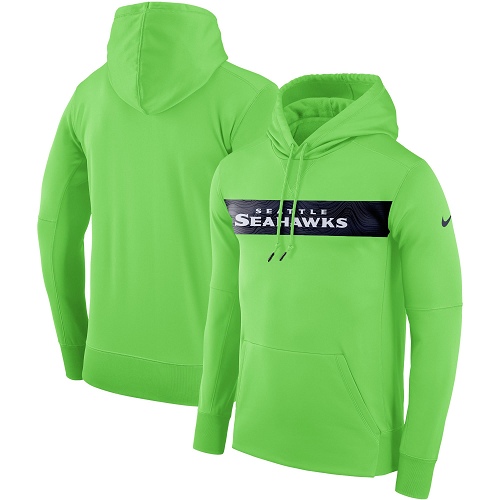 Men's Seattle Seahawks Nike Olive Salute to Service Sideline Therma ...