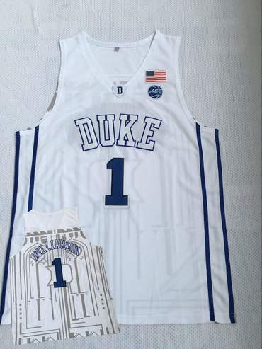 Duke Blue Devils #1 Kyrie Irving Basketball NCAA Basketball Jersey