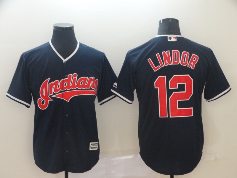 Lindor navy jersey Clearance