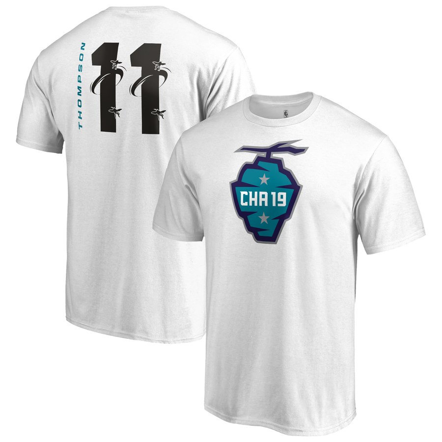 رقم ساحره Golden State Warriors 11 Klay Thompson Fanatics Branded 2019 NBA All-Star Game The Buzz Side Sweep Name & Number T-Shirt White رقم ساحره