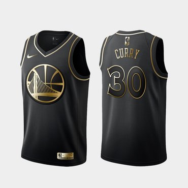 stephen curry black and gold jersey