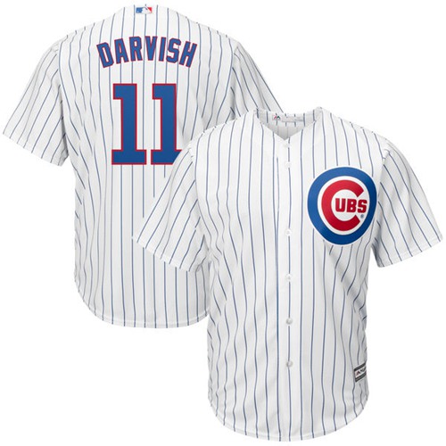 Cubs 11 Yu Darvish White Home Stitched Youth Baseball Jersey on sale