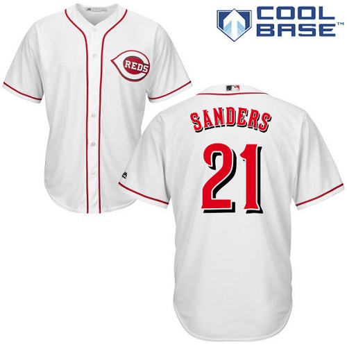Reds 21 Michael Lorenzen Red Cool Base Stitched Youth Baseball Jersey