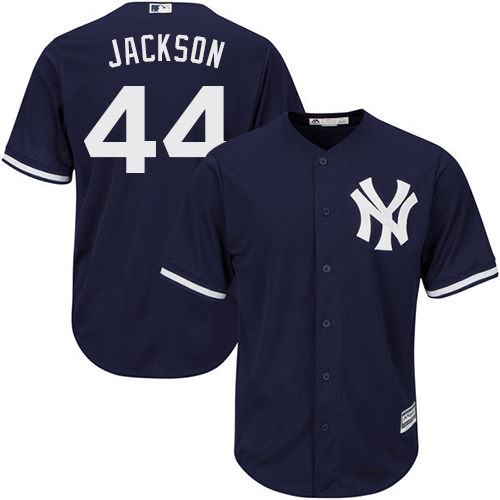 Yankees 44 Reggie Jackson Navy blue Cool Base Stitched Youth Baseball