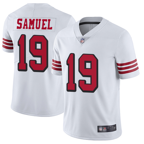 49ers #19 Deebo Samuel Black Alternate Youth Stitched Football Vapor ...