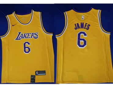 yellow lakers lebron jersey