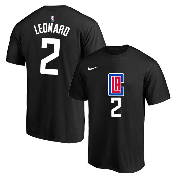 kawhi leonard black clippers jersey