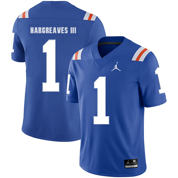 Florida Gators 81 Aaron Hernandez Blue Throwback College Football