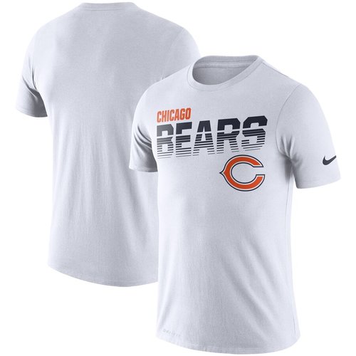 Chicago Bears Nike Sideline Line Of Scrimmage Legend Performance T Shirt Navy On Salefor Cheap