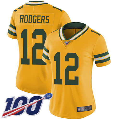 aaron rodgers yellow jersey