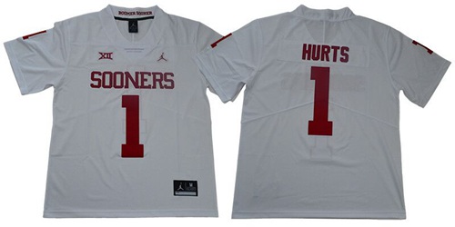 jalen hurts oklahoma jersey for sale