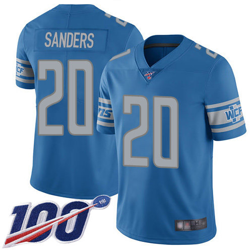 Nike Lions 20 Barry Sanders Gray Men's Stitched NFL Limited Inverted