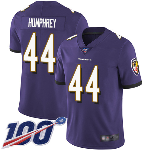 Nike Ravens 44 Marlon Humphrey Black Alternate Men's Stitched NFL
