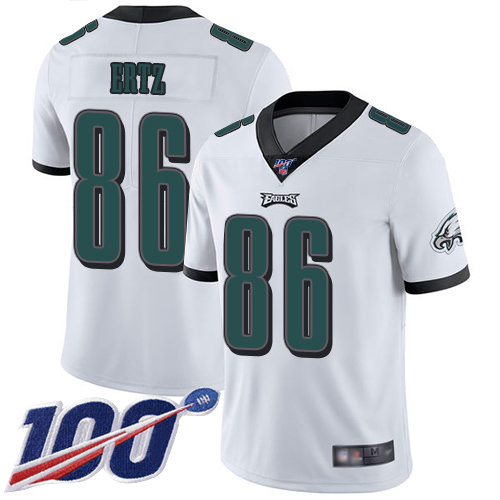 Nike Eagles 86 Zach Ertz Green Men's Stitched NFL Limited Rush 100th