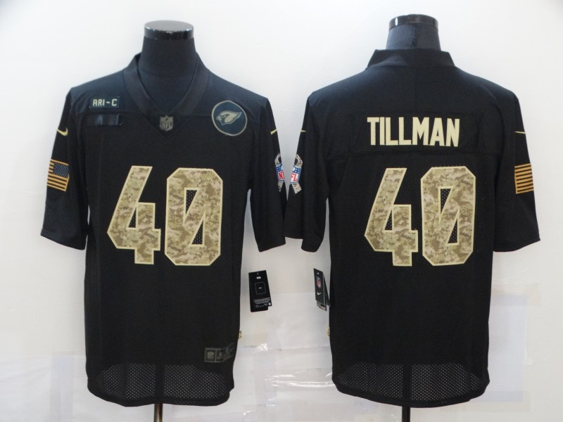 Men's Arizona Cardinals #40 Pat Tillman Black Camo 2020 Salute To Service  Stitched NFL Nike Limited Jersey on sale,for Cheap,wholesale from China