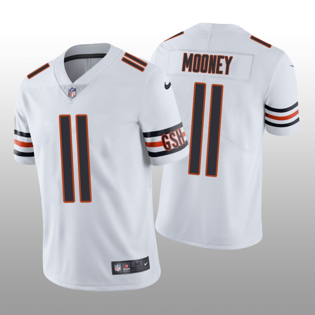 Men's Chicago Bears #11 Darnell Mooney White Jersey Vapor Limited on ...