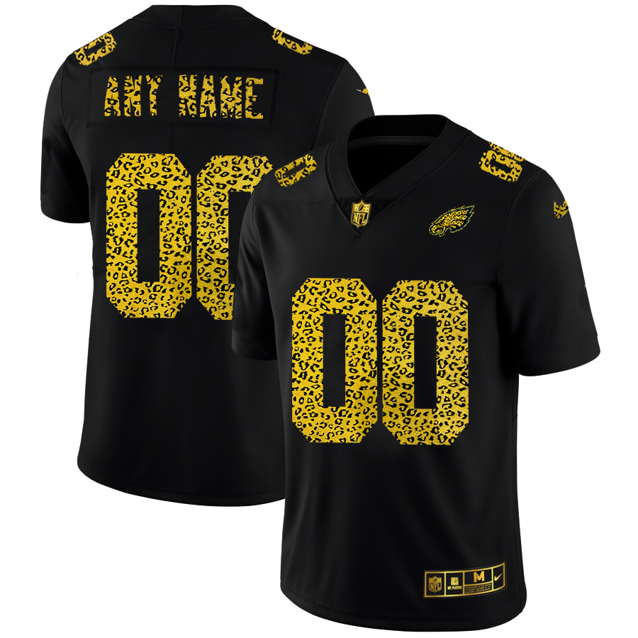 Philadelphia Eagles Custom Men's Nike Team Logo Dual Overlap Limited