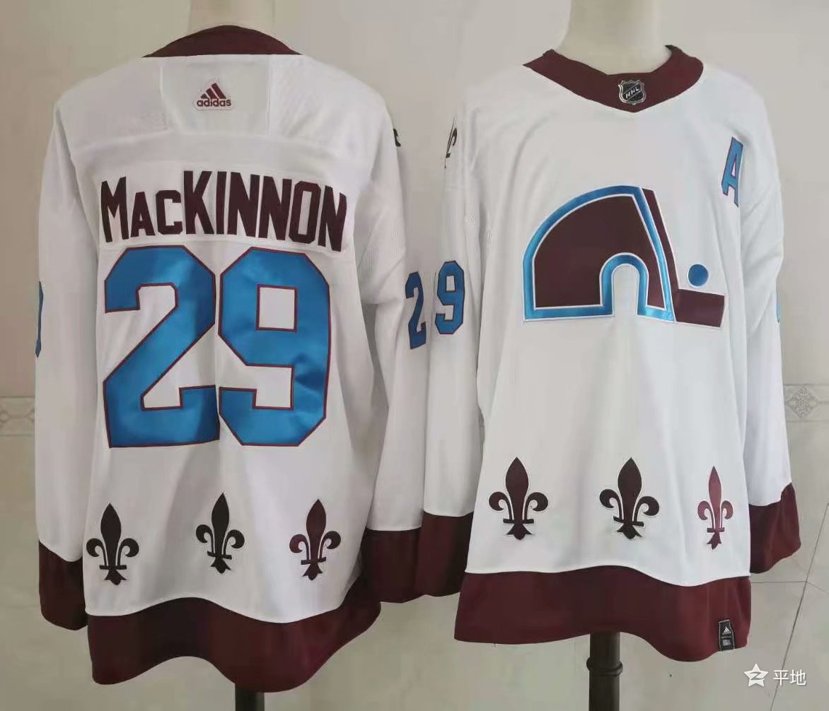 Men's Colorado Avalanche #29 Nathan MacKinnon Reebok Navy Blue