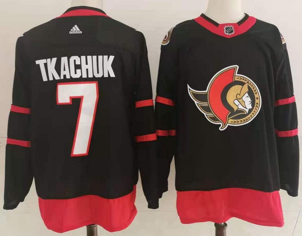 Men's adidas Brady Tkachuk Black Ottawa Senators Home