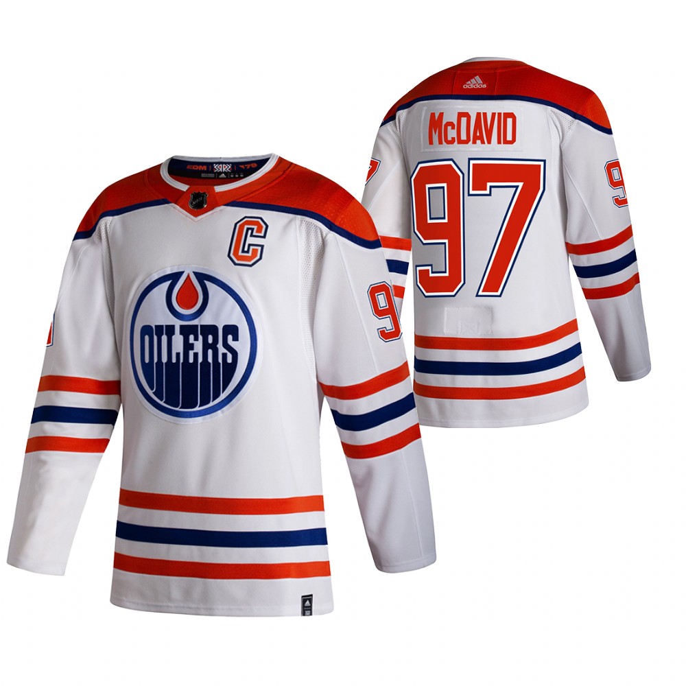 CONNOR MCDAVID EDMONTON OILERS REVERSE RETRO AUTHENTIC ADIDAS NHL