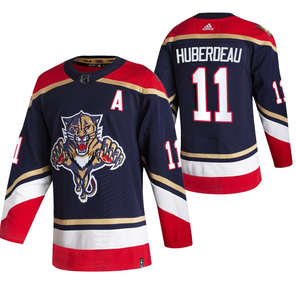 Florida Panthers adidas 2020/21 Reverse Retro Authentic Jersey - Navy